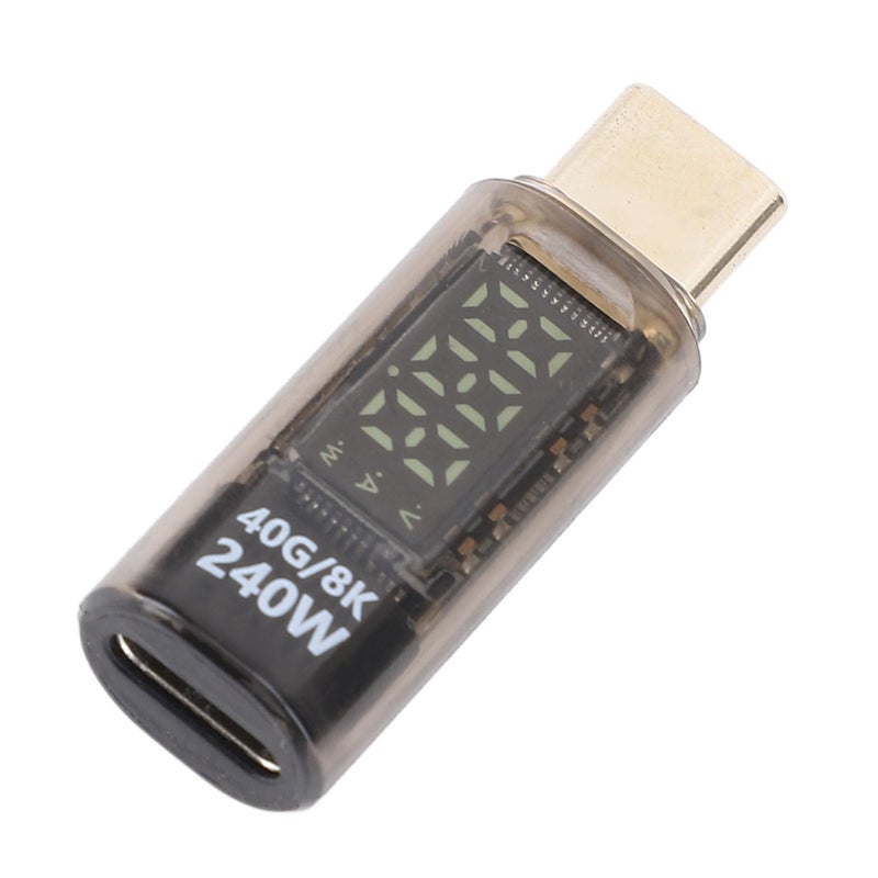 USB C Male to Female Extension Adapter 240W Fast Charging 40Gbps 8K Support Digital Display - Image 5