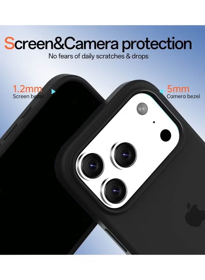 ELTRAZONE iPhone 17 Pro Case Liquid Silicone Silky Soft Touch Cover for iPhone 17 Pro 6.3-Inch – Slim Fit Full-Body Shockproof Protection Phone Case with Anti-Scratch Microfiber Lining, Lightweight Non-Slip Matte Finish – Wireless Charging Compatible - Image 3