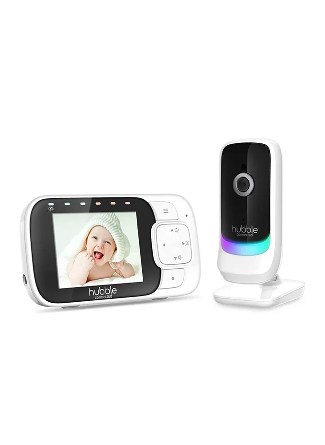 هابل متصل Hubble Nursery 2.8 Inch View Glow Video Baby Monitor