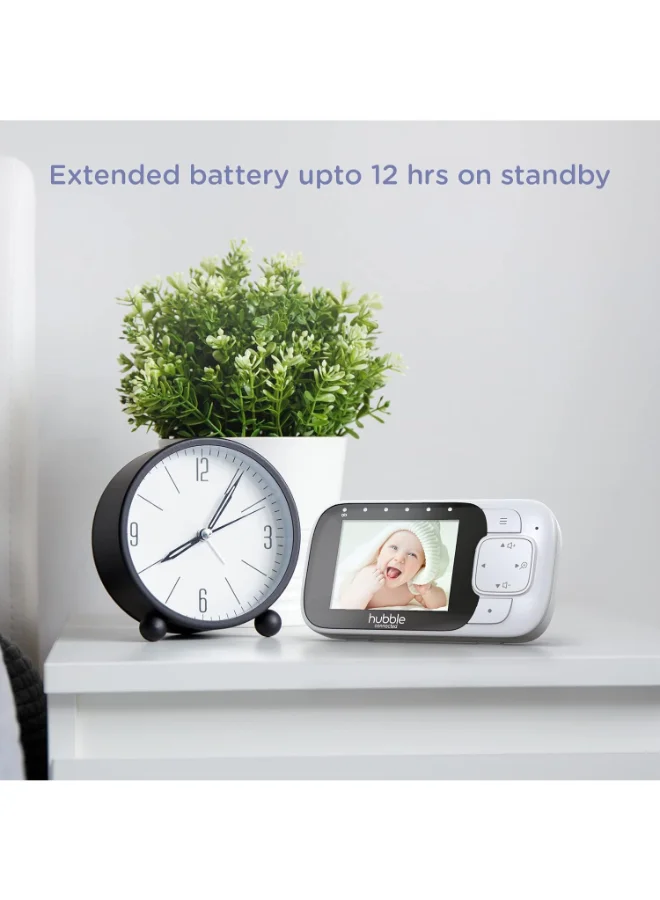 hubble connected Hubble Nursery 2.8 Inch View Glow Video Baby Monitor