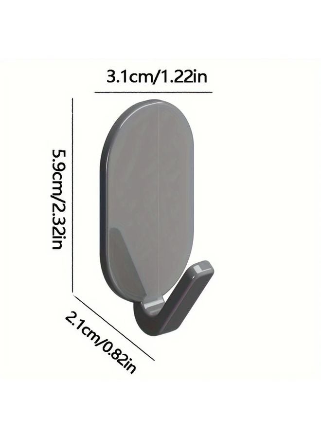 Pridola 20 Pack Black Heavy Duty Adhesive Wall Hooks Lockable No Drill Mount For Bathroom Kitchen Towels - Image 4