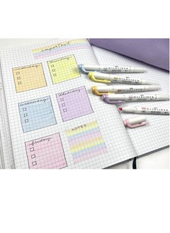 ZEBRA 5-Piece Double Sided Highlighter Mildliner Multicolour  - Image 4