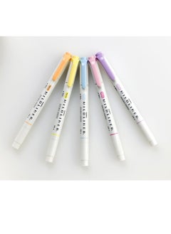 ZEBRA 5-Piece Double Sided Highlighter Mildliner Multicolour  - Image 5