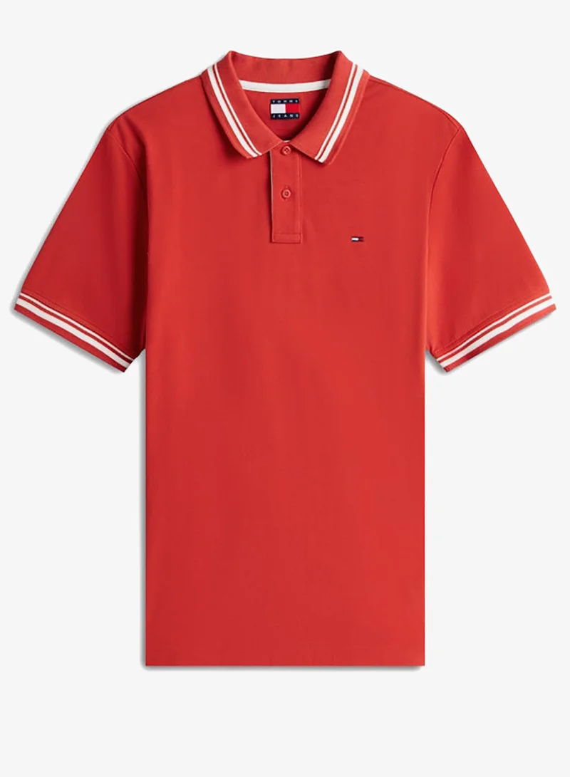 TOMMY JEANS  Tipped Polo for Men | Best Price UAE
