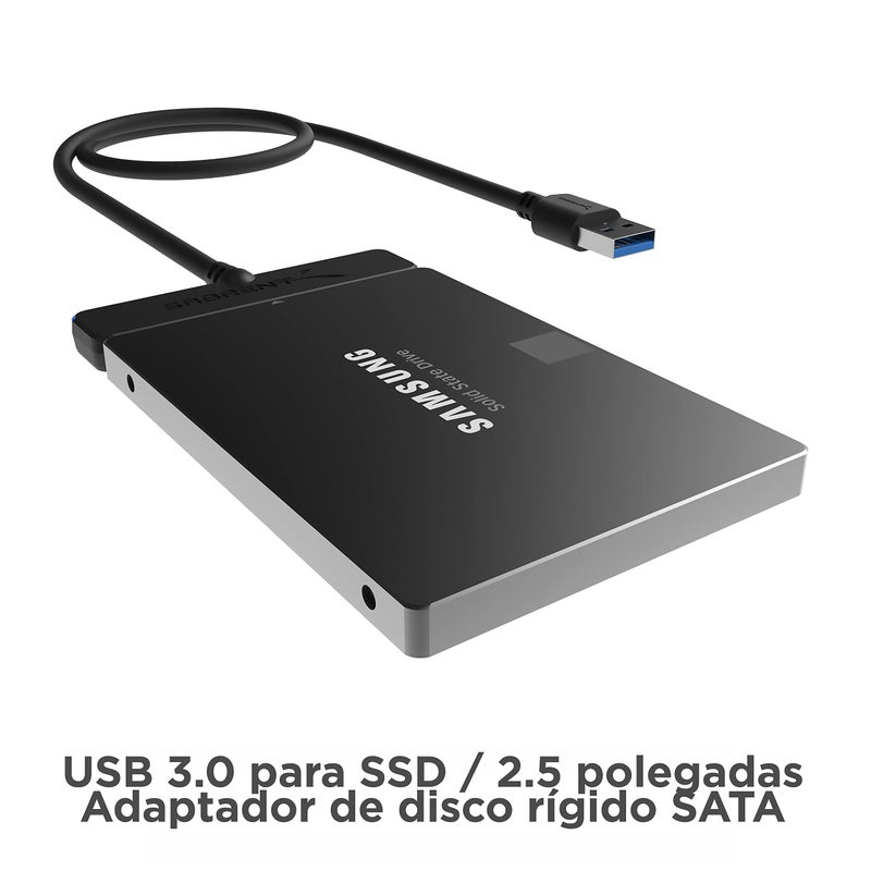 SABRENT SATA to USB Cable - USB 3.0 to 2.5â€ SATA I/II/III Hard Drive Adapter - External Converter for SSD/HDD Data Transfer (EC-SSHD) - Image 3