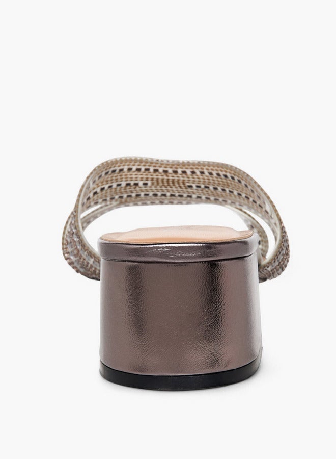 سيليست صنادل بكعب عريض للنساء - Image 5