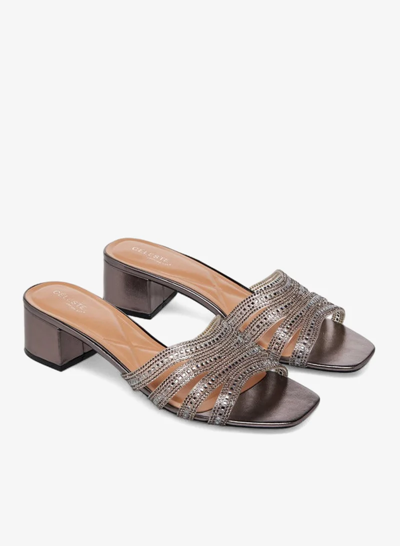 Celeste Women Block Heel Sandals Ramadan Collection