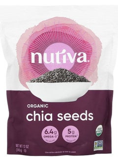 Nutiva Organic Chia Seeds 12 oz (340 g) 
