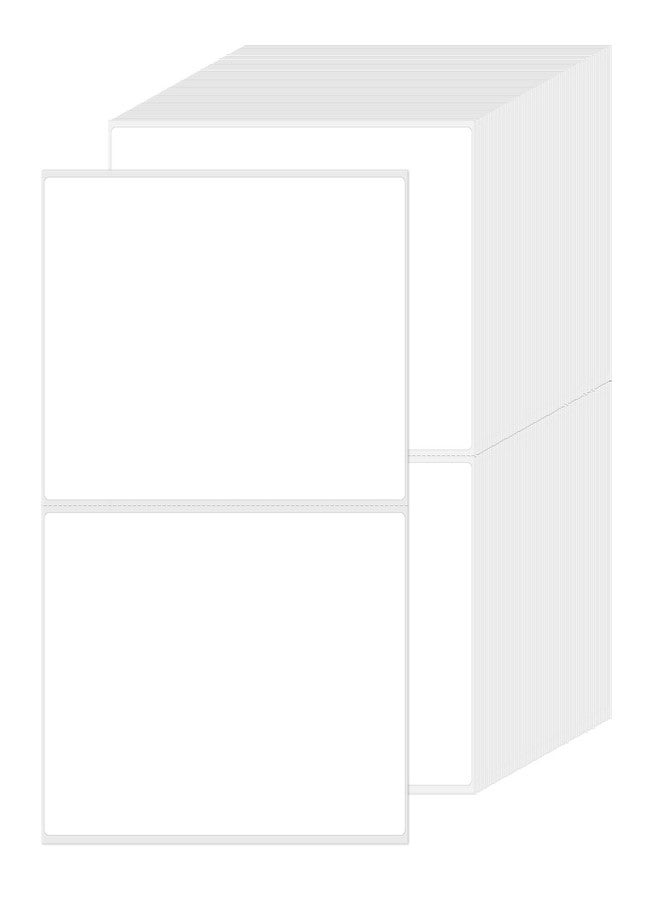 L LIKED 4"x6" Blank Removable Labels for Storage Bins, No Residue Handwritten Stickers for Boxes and Cases (150 Labels) - Image 1