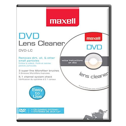 Maxell ماكسيل DVD-LC منظف عدسة DVD، حجم واحد - Image 1