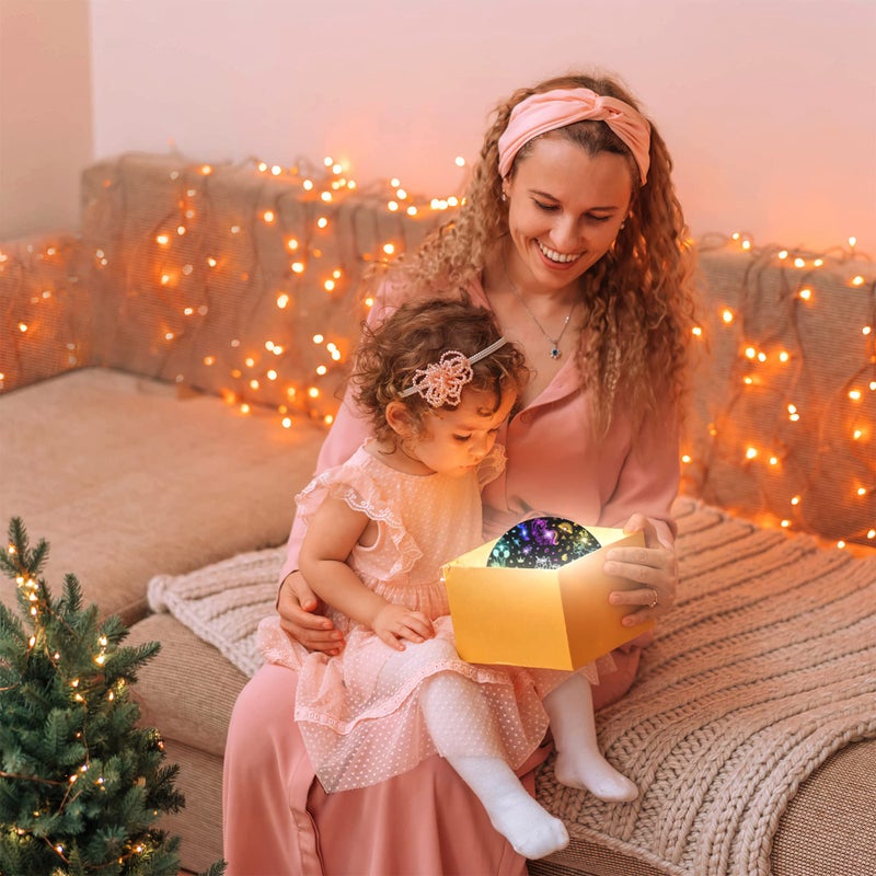 MOKOQI Unicorn Star Projector for Kids, 360Â° Rotating Night Light Lamp with Timer, Stars Ceiling Projection for Girls Room, Birthday Unicorn Gift for Girls Age 3-8, Bedroom Night Light for Kids - Image 2