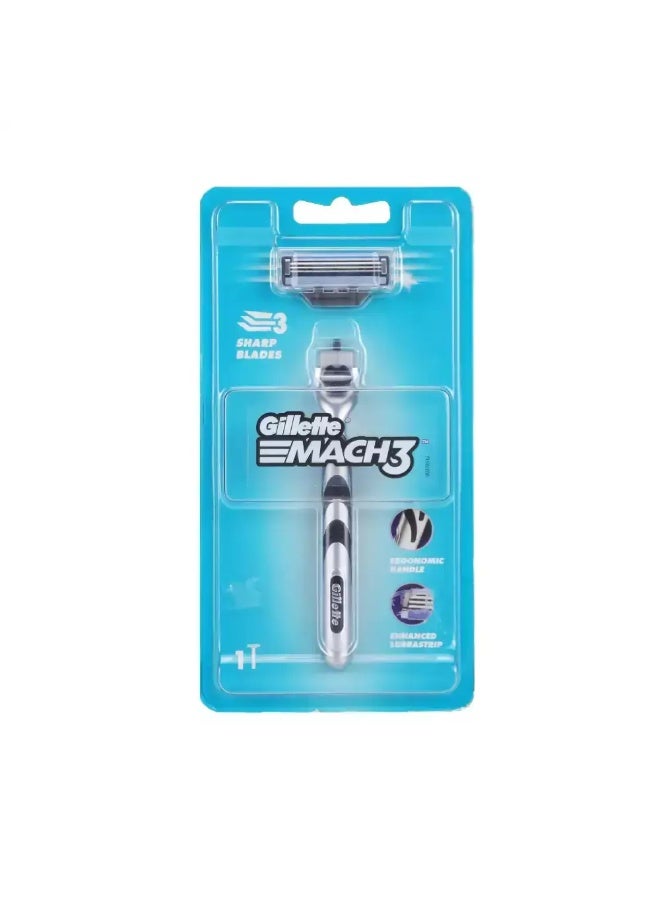 Gillette Mach3 Sharp Blade Razor- 1 Count - Image 1