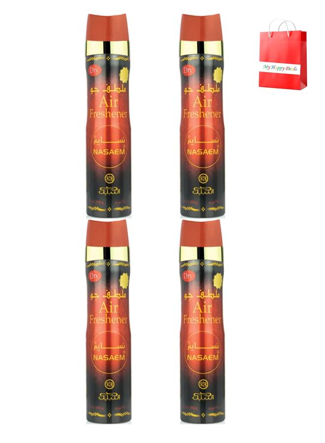 Nabeel 4 Pcs Nabeel Nasaem Air Freshener 300 ML - Image 1
