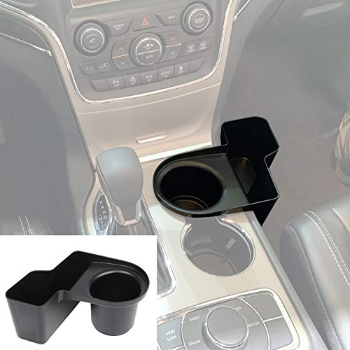 CheroCar Cup Holder Storage Box Gear Shift Insert Organizer Tray Pockets for Jeep Grand Cherokee 20112020 Interior Accessories Black