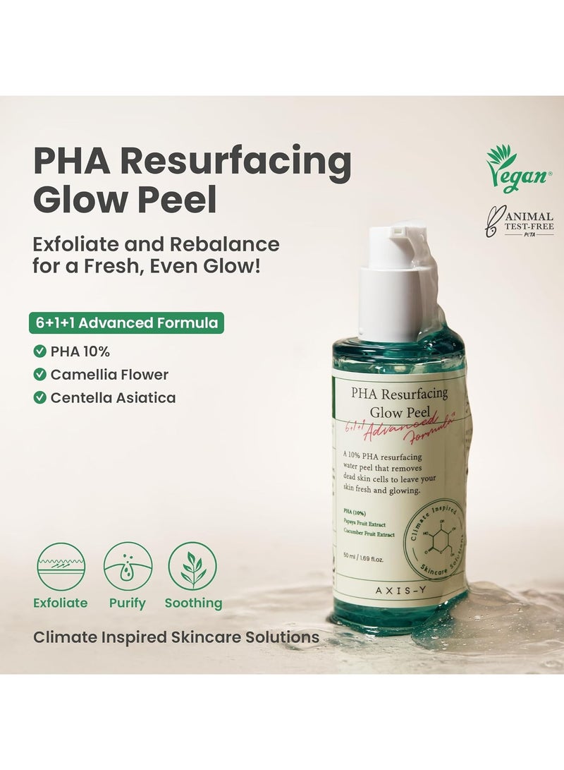 BHA Resurfacing Glow Peel for All Skin Types by AXIS-Y Unisex All Skin Types