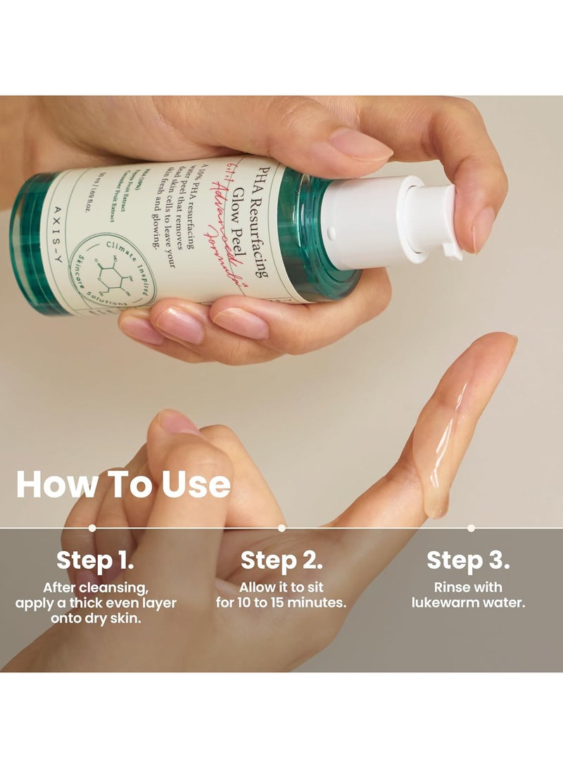 BHA Resurfacing Glow Peel for All Skin Types by AXIS-Y Unisex All Skin Types
