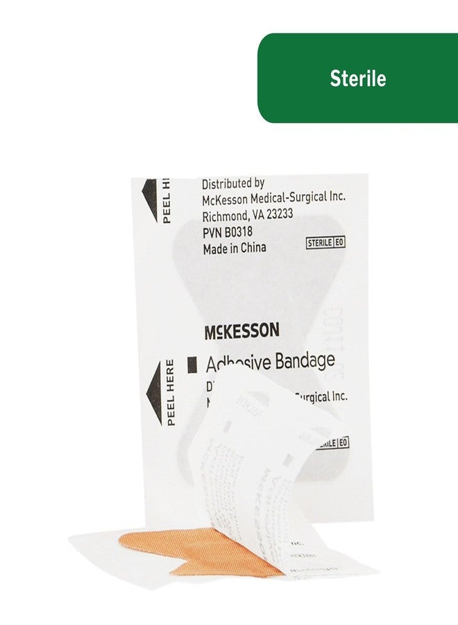 McKesson Adhesive Bandages, Sterile Fabric Digit Fingertip, Tan, 1.7 in x 2 in, 100 Count, 1 Pack - Image 5