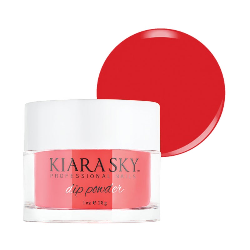 Kiara Sky Dip Powder Red Tones 1 oz, Danger - Image 1
