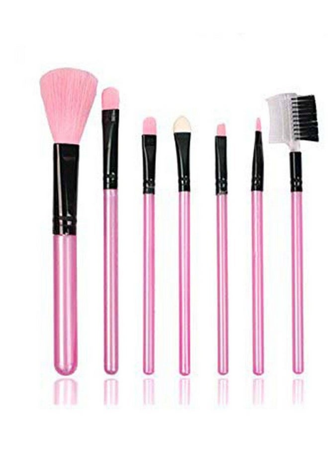 FOK FOK Set of 7pc Complete Makeup Brush Kit Cosmetic Tool Beauty Brush-Random Color  - Image 2