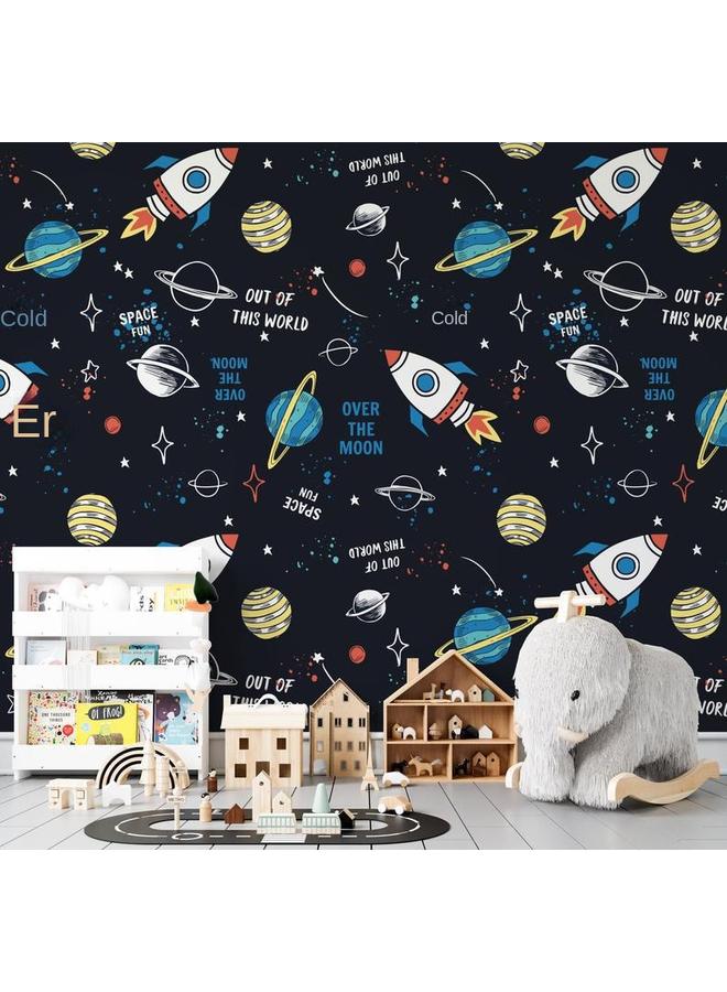Bluejw European And American Happy Childhood Seamless Self-adhesive Wallpaper Wallpaper Children's Room Background Transformation Wallpaper RW118-130 - Image 5