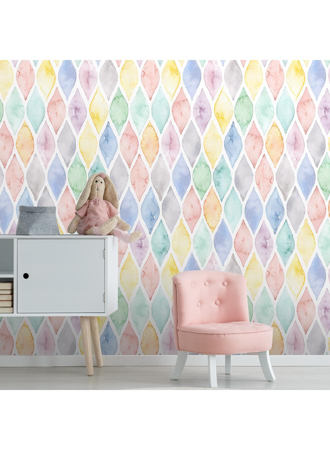 Bluejw European And American Happy Childhood Seamless Self-adhesive Wallpaper Wallpaper Children's Room Background Transformation Wallpaper RW118-130 - Image 4