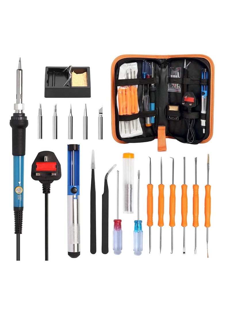 Carry Portable Electric Welding & Soldering Iron Kit for Welding Circuit Board Appliance Repair Home DIY Hobbyists Jewelry Welding All Soldering Project - Image 1