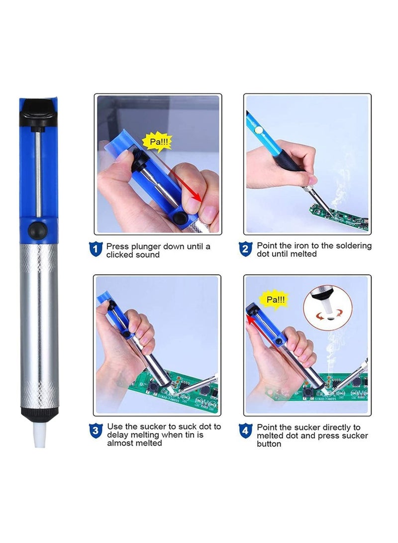 Carry Portable Electric Welding & Soldering Iron Kit for Welding Circuit Board Appliance Repair Home DIY Hobbyists Jewelry Welding All Soldering Project - Image 2