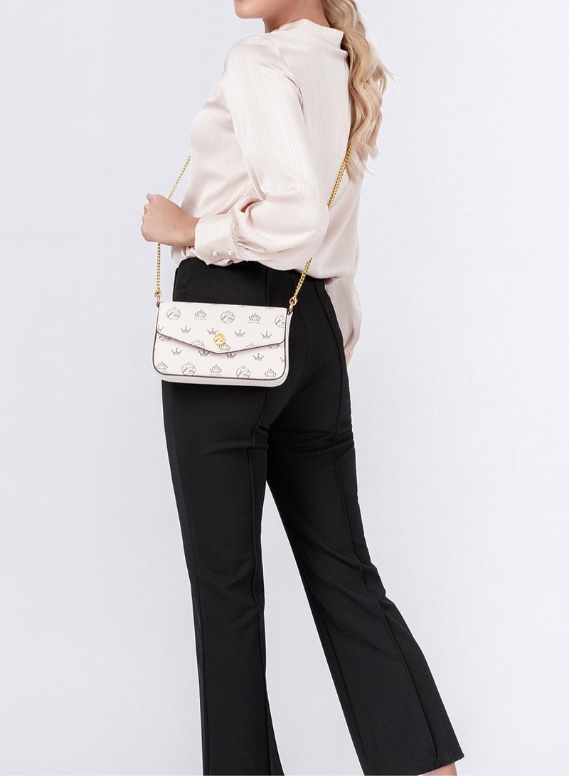 بليه روان حقيبة كتف نسائية جلدية أنيقة للسيدات حقيبة كتف نسائية صغيرة مع حزام ذهبي قابل للتعديل، هدية مثالية لها، طراز كلاسيكي وعصري - Image 5