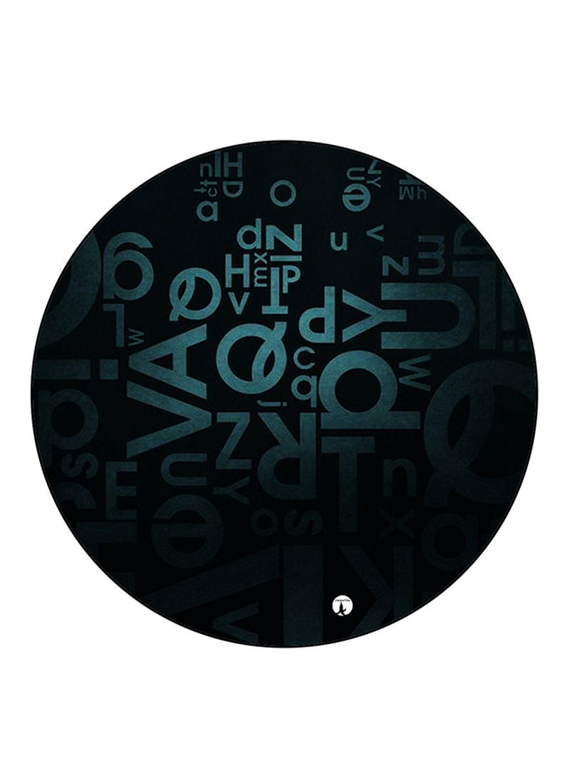 RKN English Phrases Printed Mouse Pad  Multicolour