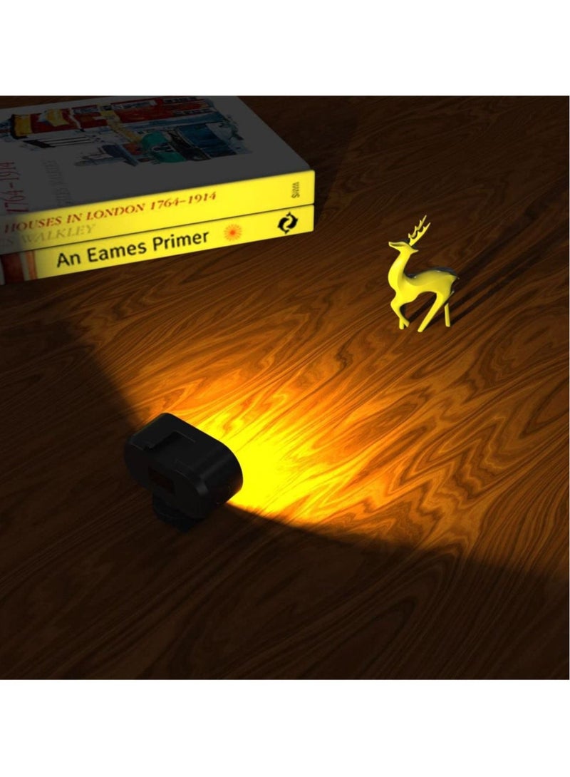 Captaintech Mini LED Photography Ring Light Mini Light for Gopro, Portable Lighting, RGB Video Light 360° Full Color Mini Camera Light with Cold Shoe Rechargeable Portable Panel Lamp Photography Lighting - Image 4