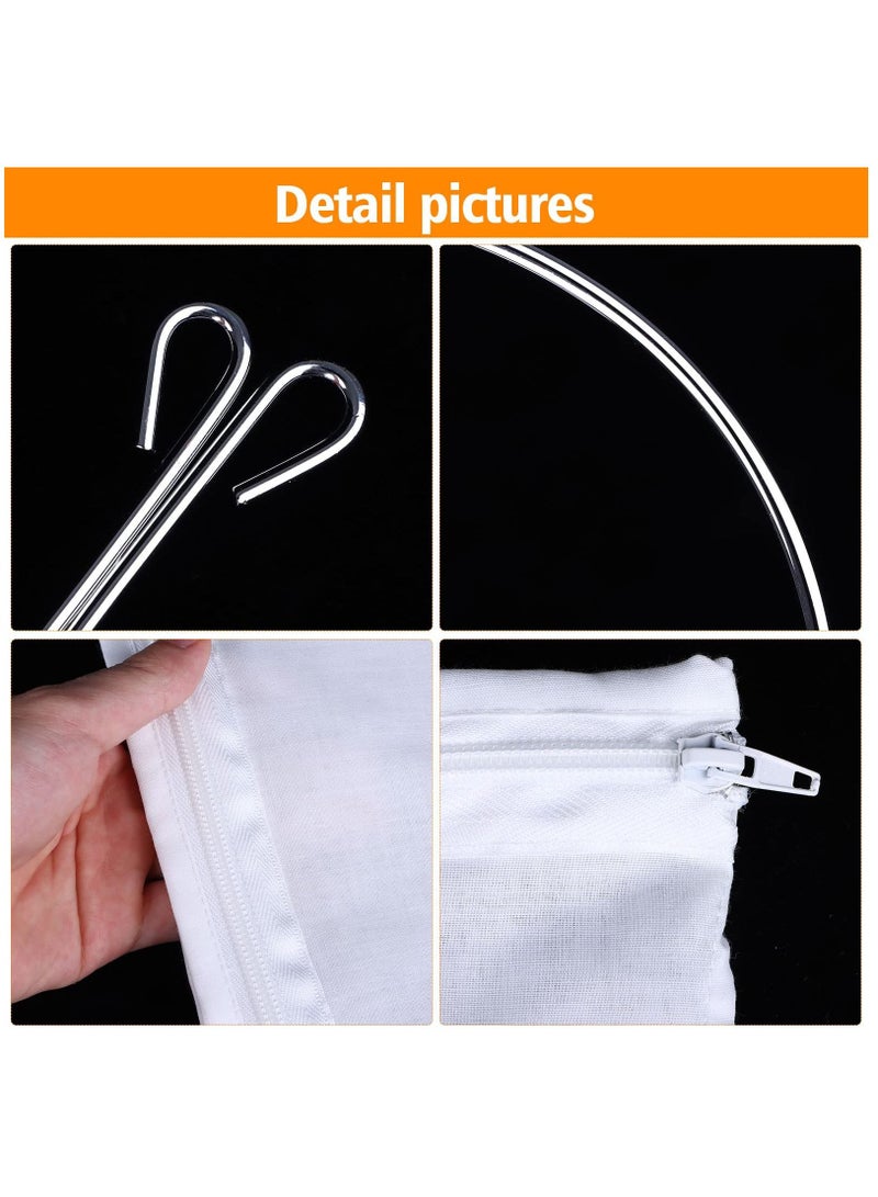 SYOSI حقائب مصفاة شبكية دقيقة للغاية للقهوة والحليب والزبدة والعصائر، والجبنة الطازجة (5 عبوات) - Image 4