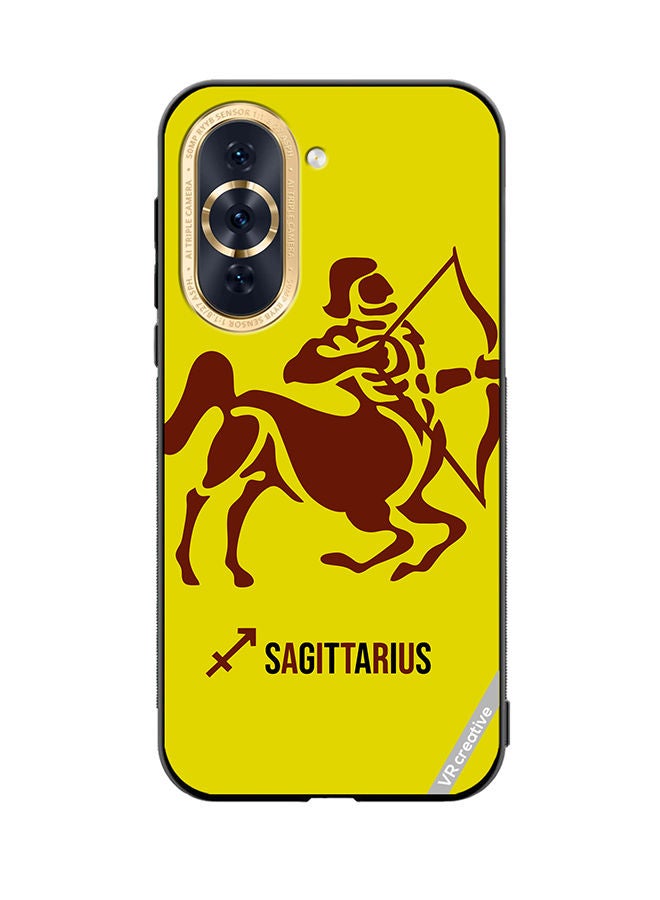 VR CREATIVE Protective Case Cover For Huawei Nova 10 Sagittarius Silhouette Zodiac Signs Design Multicolour - Image 1
