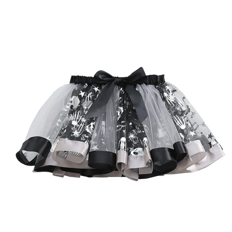Halloween Polka Dot Tutu Skirt for Girls RTW2510  - Image 1