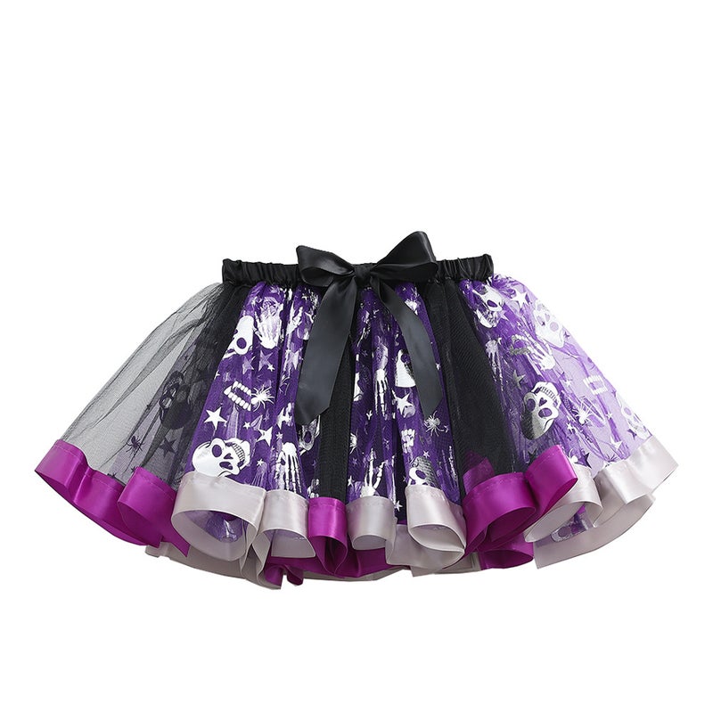 Halloween Polka Dot Tutu Skirt for Girls RTW2510  - Image 2