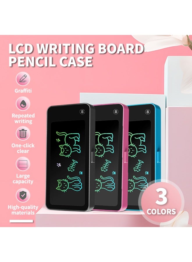 LCD Eye Protection Writing Tablet With Lock Screen, 2-in-1 Multi-Function Graffiti Pen Box, One-Click Clear Function Drawing Tablet, Durable ABS Thickened Material, Suitable for Students, Art Lovers, Designers - Image 2