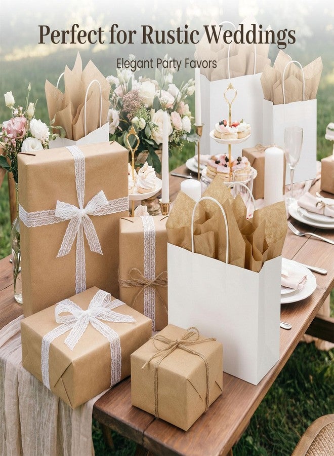 Koogel 120 Sheets Brown Tissue Paper Bulk, 14 x 20 Inch Gift Wrapping Kraft Paper for DIY Crafts Holiday Decor Birthday Party Supplies Rustic Art Project - Image 2