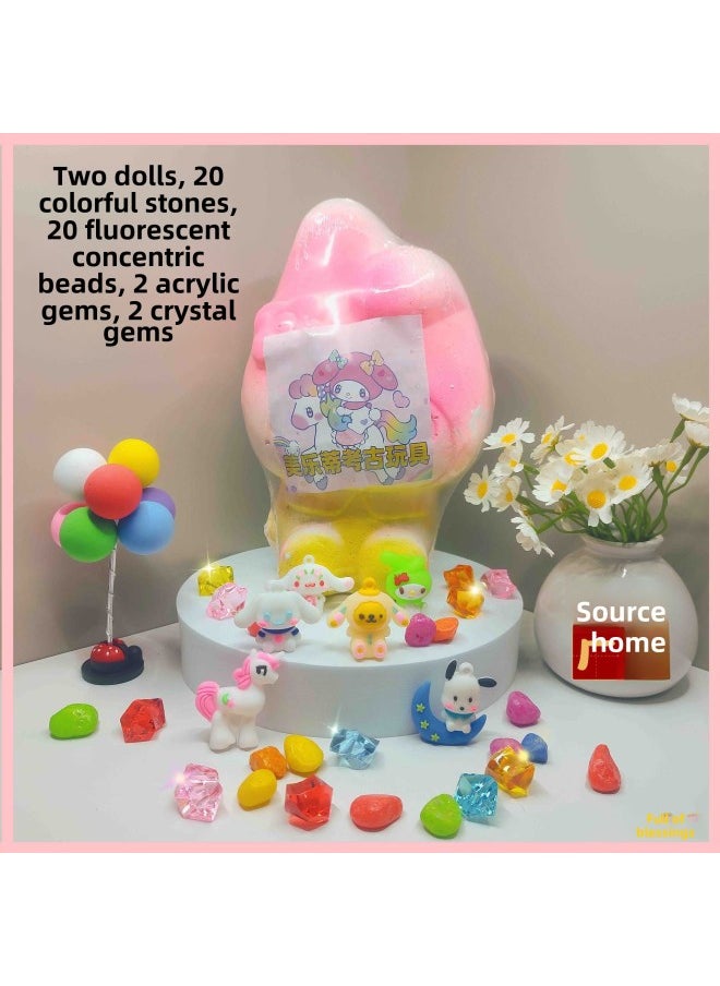 Generic - Ultraman Archaeological Digging Toys Blind Box Archaeological Dinosaur Fossils Children's Archaeological Educational Digging Gem Stall-Color:melody❤The Whole Box Shot 33 - Image 1
