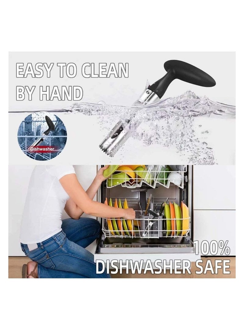 Captaintech Premium Apple Corer - Easy to Use and Durable Apple Corer Remover for Pears, Bell Peppers, Fuji, Honeycrisp, Gala and Pink Lady Apples - Stainless Steel Best Kitchen Gadgets Cupcake Corer - Image 2