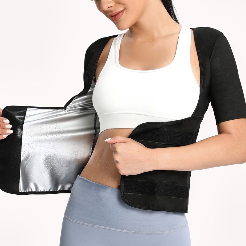 Sports Women'S Body Shaping Clothes Velcro Waist Sealing Short Sleeve Fixed Chest Support Corset Waist Corset Belly Contracting - Image 4