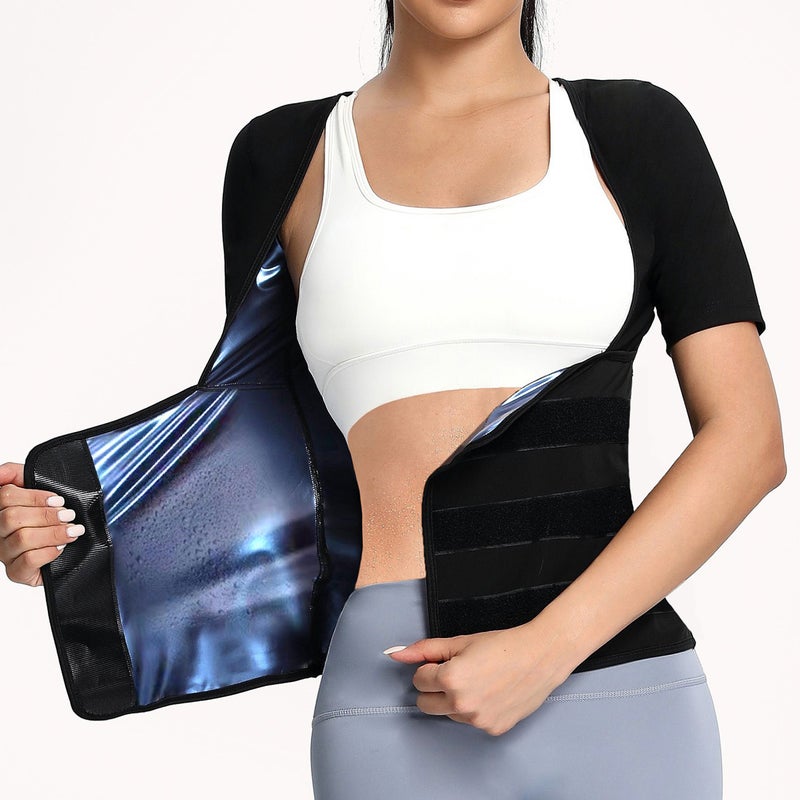 Sports Women'S Body Shaping Clothes Velcro Waist Sealing Short Sleeve Fixed Chest Support Corset Waist Corset Belly Contracting - Image 2