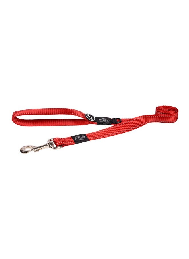 Rogz - Reflective Dog Leash for Extra Large Dogs, 1" wide, 6' long, Red - Image 1
