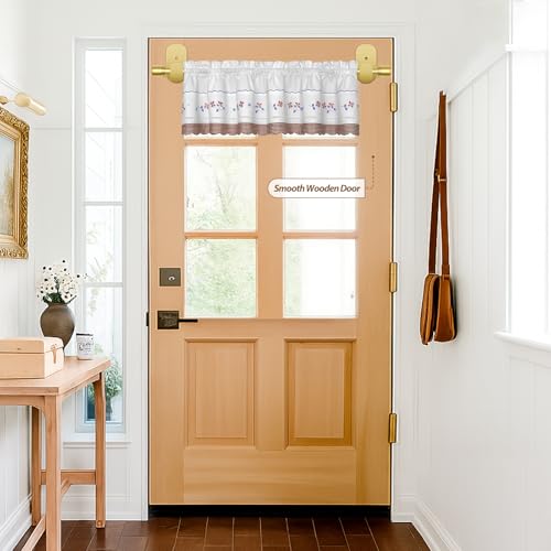 HOTOZON Curtain Rods No Drilling 32 to 43 Inch, HOTOZON 5/8 Inches No Drill Curtain Rods for Windows 20 to 39 Inches(1.7-3.2 ft), Renter Friendly Adjustable Small Drapery Rod for Lightweight Curtains, Gold - Image 2