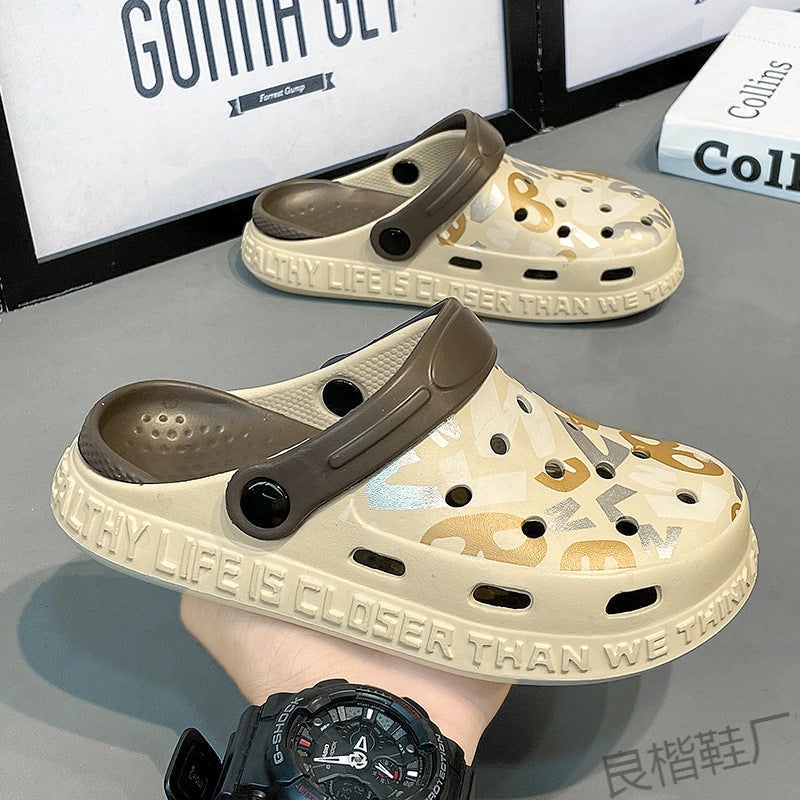 Jinjiang Factory Children'S Clog Shoes For Home Use, Baby Non-Slip Thick-Soled Sandals, Thick-Soled Outdoor Soft-Soled Small - Image 4
