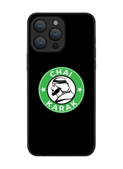 Stylizedd Cover for iPhone 15 Pro Max Case Rugged Black Slim fit Soft Flexible Anti Drop TPU Gel Thin Protective Phone Cases - Chai Karak  - Image 1
