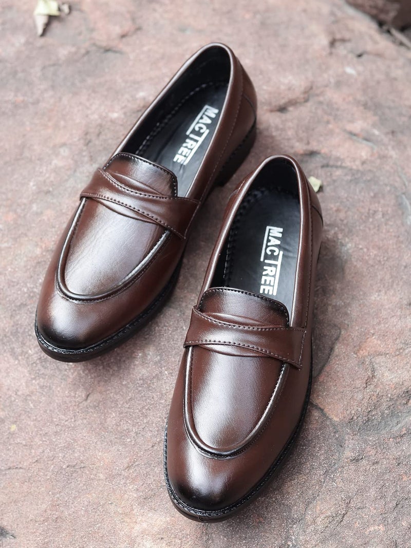 MACTREE Men's JM01brown44 Brown Loafer Flat - 10 UK - Image 3