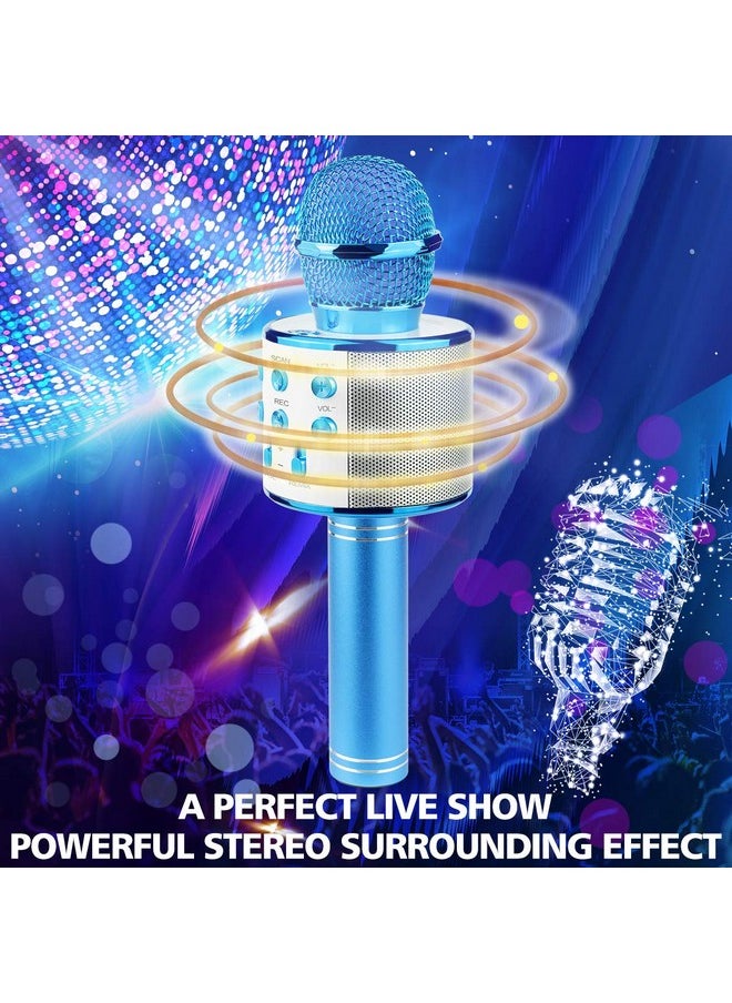 Ranphykx - Bluetooth Karaoke Wireless Microphone For Kids, Hottest Birthday Presents Toys For 9 10 11 12 Years Old Boys Girl(Blue) - Image 1