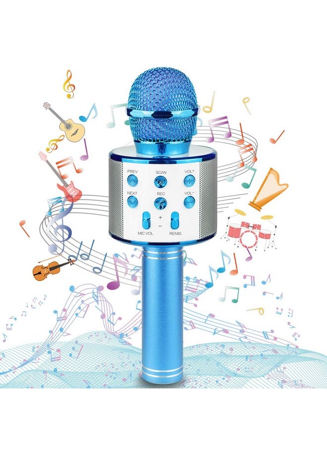 Ranphykx - Bluetooth Karaoke Wireless Microphone For Kids, Hottest Birthday Presents Toys For 9 10 11 12 Years Old Boys Girl(Blue) - Image 1