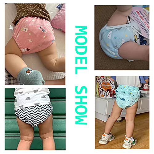 Orinery Unisex Cotton Reusable Potty Training Underwear Breathable Toddler Boys and Girls Pee Training Underpants Waterproof Training Pants 6-Pack (XT-B, 2-3T) - Image 4