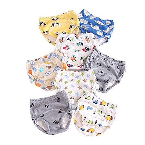 Orinery Unisex Cotton Reusable Potty Training Underwear Breathable Toddler Boys and Girls Pee Training Underpants Waterproof Training Pants 6-Pack (XT-B, 2-3T) - Image 2