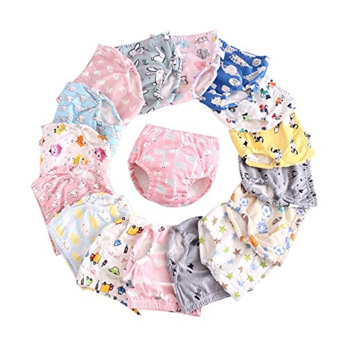 Orinery Unisex Cotton Reusable Potty Training Underwear Breathable Toddler Boys and Girls Pee Training Underpants Waterproof Training Pants 6-Pack (XT-B, 2-3T) - Image 3
